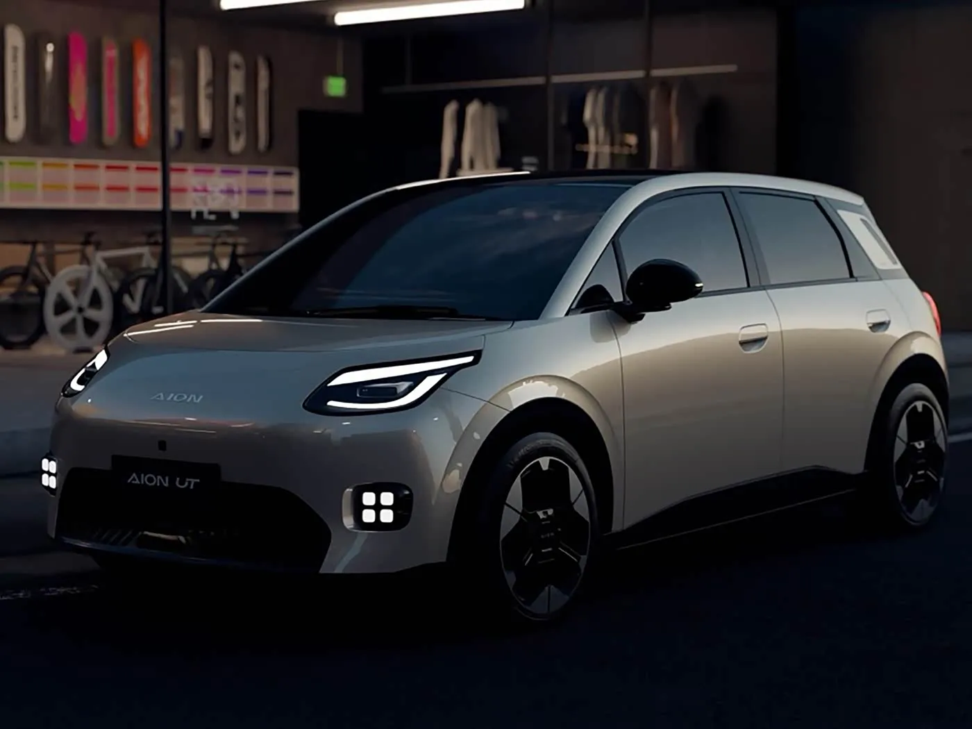 Sabuwar Makamashi Tsabtace Wutar Lantarki Mini Hatchback AION UT Hot Sale Lithium Hybrid EV Daga GAC Haɗin gwiwar Haɗin gwiwar Farashi
