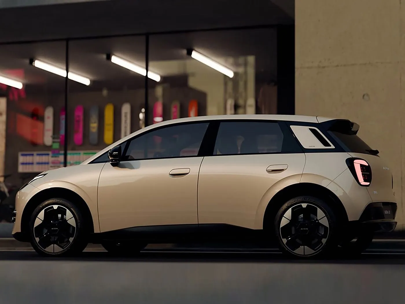 Sabuwar Makamashi Tsabtace Wutar Lantarki Mini Hatchback AION UT Hot Sale Lithium Hybrid EV Daga GAC Haɗin gwiwar Haɗin gwiwar Farashi