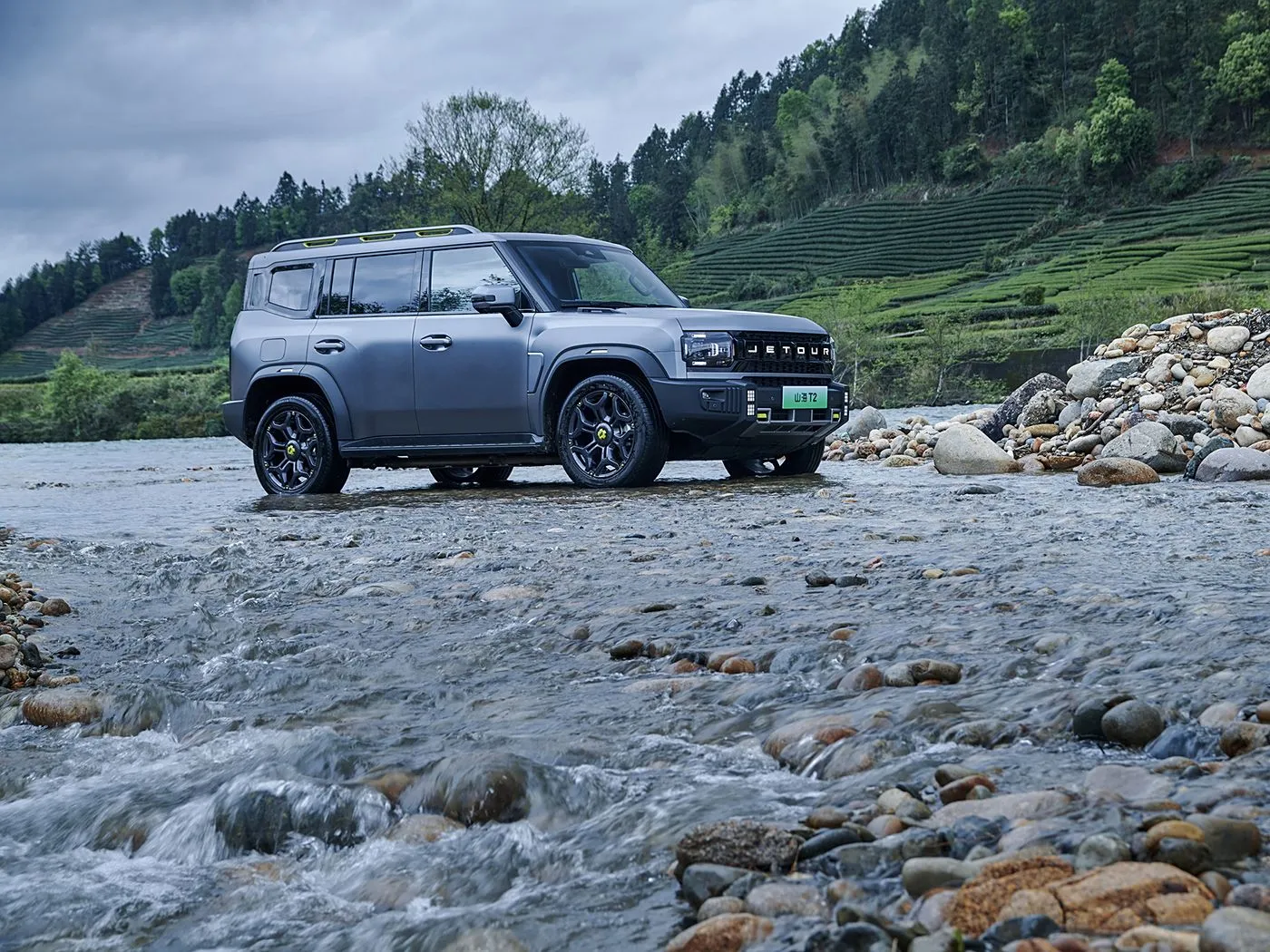 Jetour T2 SUV Hybrid Sigar Yuro VI Sabon Zuwan Haske Turbo ACC Atomatik Gearbox Fata tuƙin Hagu