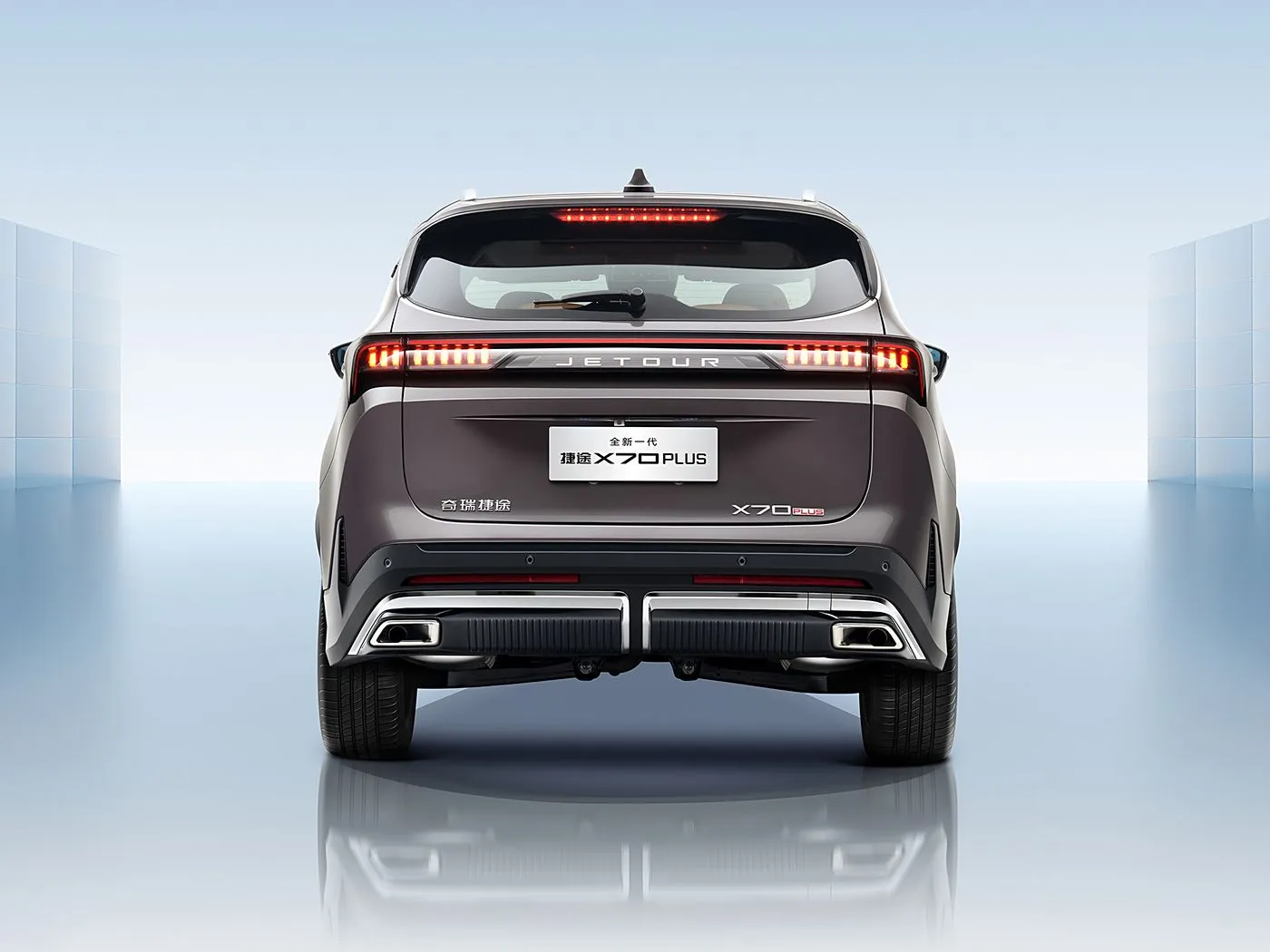 Sabuwar Chery Jetour X70 PLUS SUV Atomatik Drive Euro VI Emission Alloy Roof Fata Kujeru
