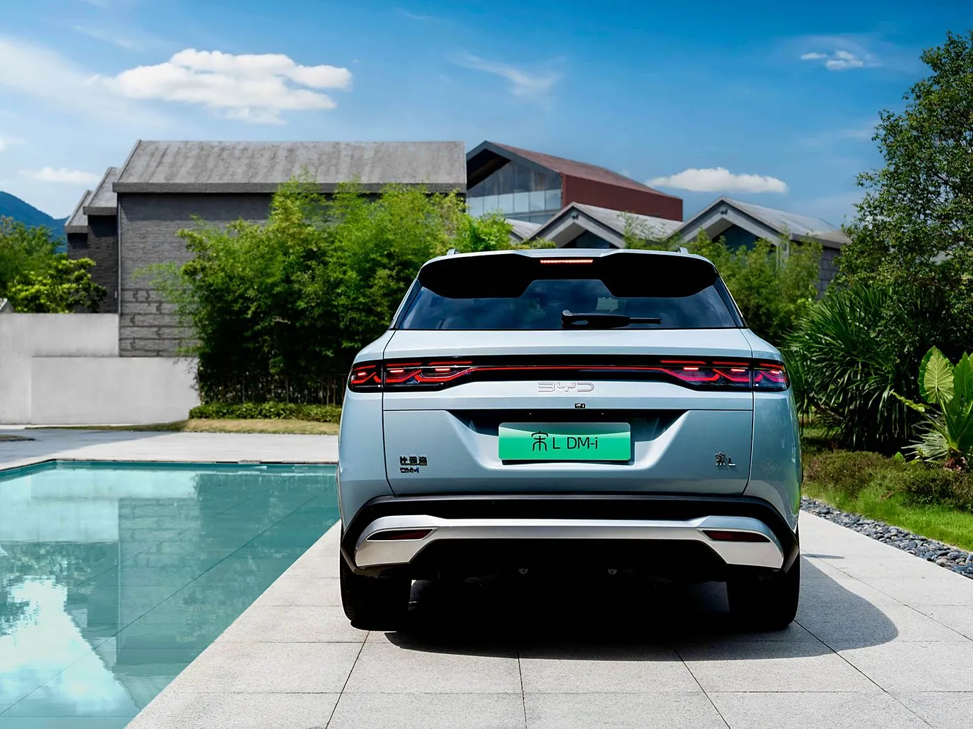 BYD Song L DM-Ina karamar hanyar PHEV SUV tsawon lokaci, sabon saurin motocin kuzari na 360 ° Camadara ce