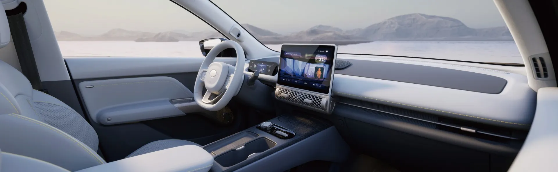 Ciki, Ta'aziyya & Fasaha na LEV01 RHD Electric suv