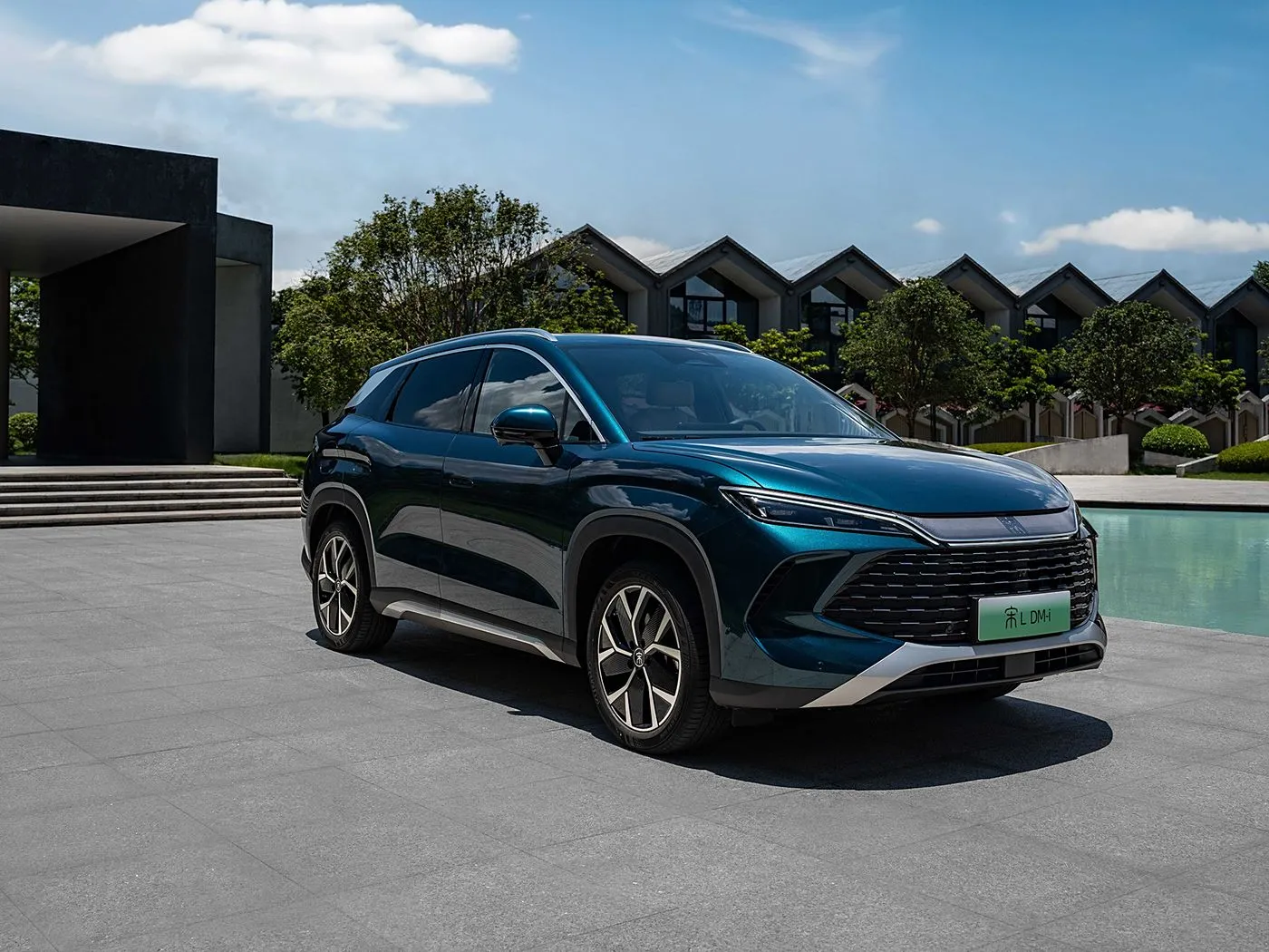 BYD Song L DM-Ina karamar hanyar PHEV SUV tsawon lokaci, sabon saurin motocin kuzari na 360 ° Camadara ce