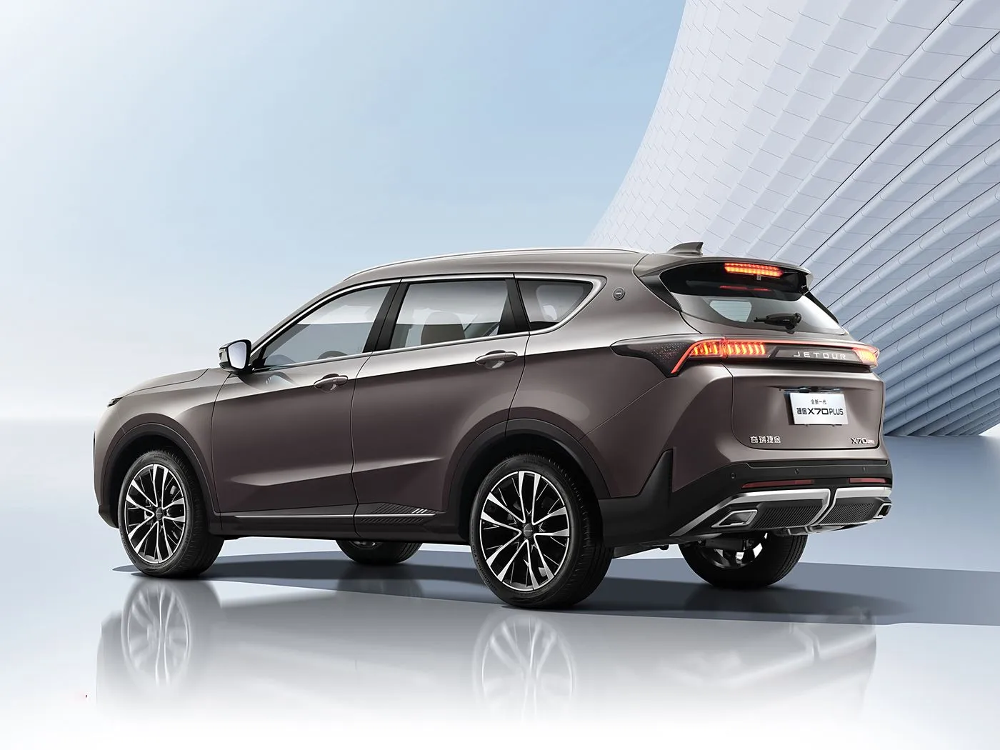 Sabuwar Chery Jetour X70 PLUS SUV Atomatik Drive Euro VI Emission Alloy Roof Fata Kujeru