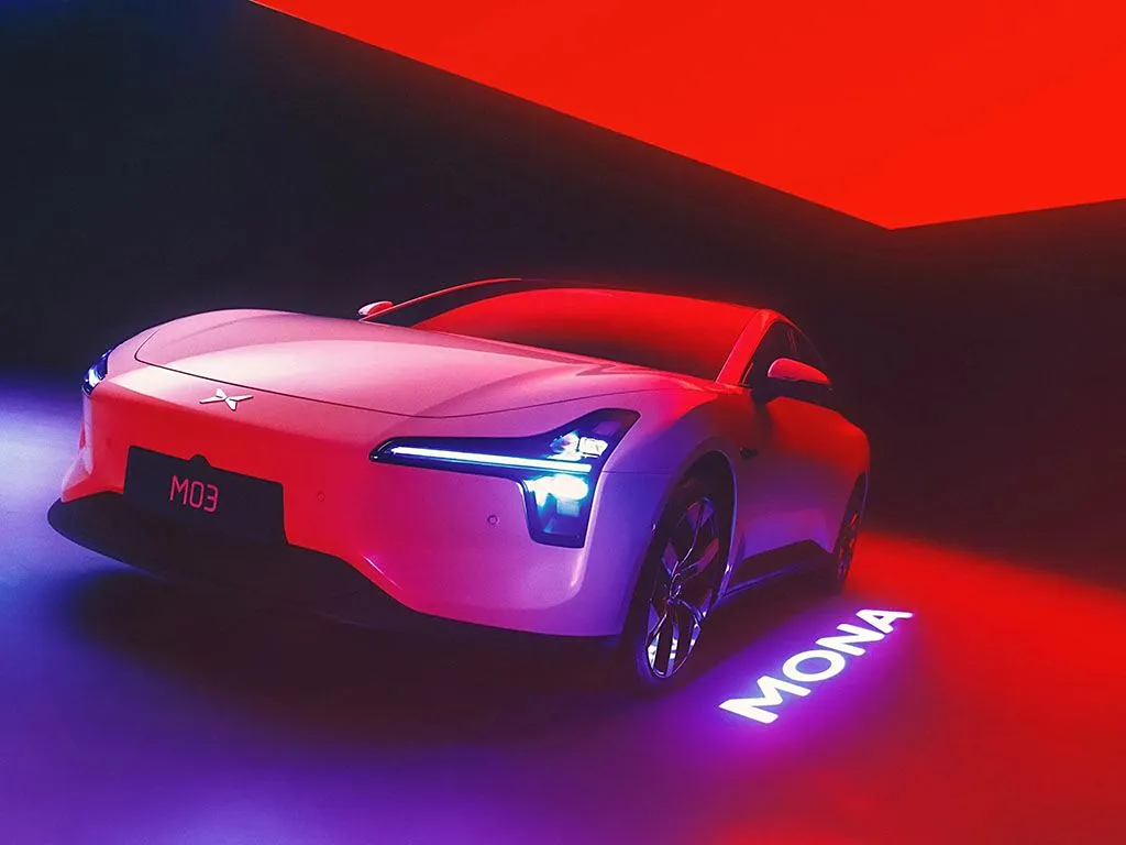 Xiaopeng 2025 Mona M03 Sediyan Longer Long 515km New Motar Makamashi SUV & Hat Hatchback Ev Lithium