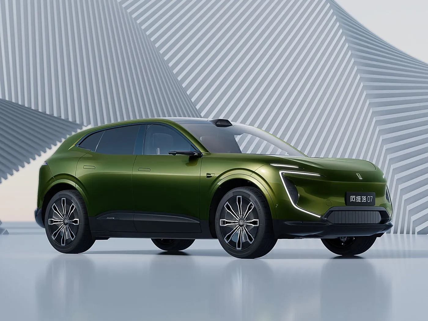 Avita 07 Pure Electric/Range extender SUV Kwarewar Tuki na Wutar Lantarki na Zamani tare da Huawei ADS 3.0 Sabuwar Motar Makamashi