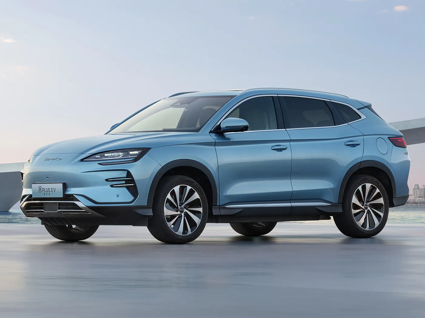 BYD Song Plus SUV Atomatik AWD tare da Rear Kamara Fata kujerun Hagu Hybrid Fuel Tuƙi Hagu