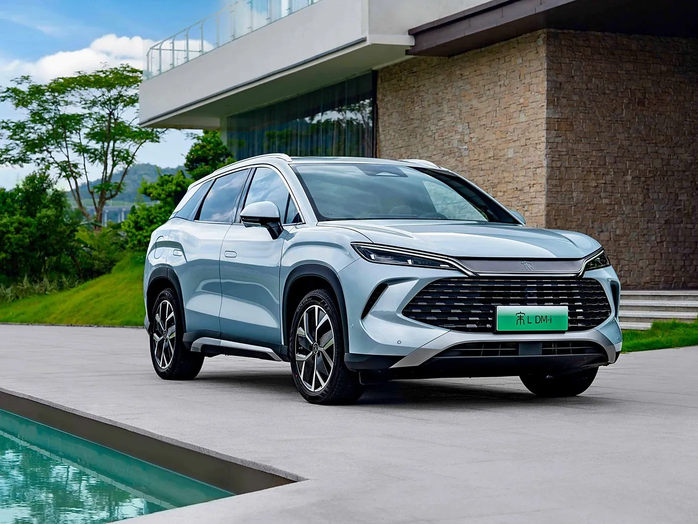 BYD Song L DM-Ina karamar hanyar PHEV SUV tsawon lokaci, sabon saurin motocin kuzari na 360 ° Camadara ce