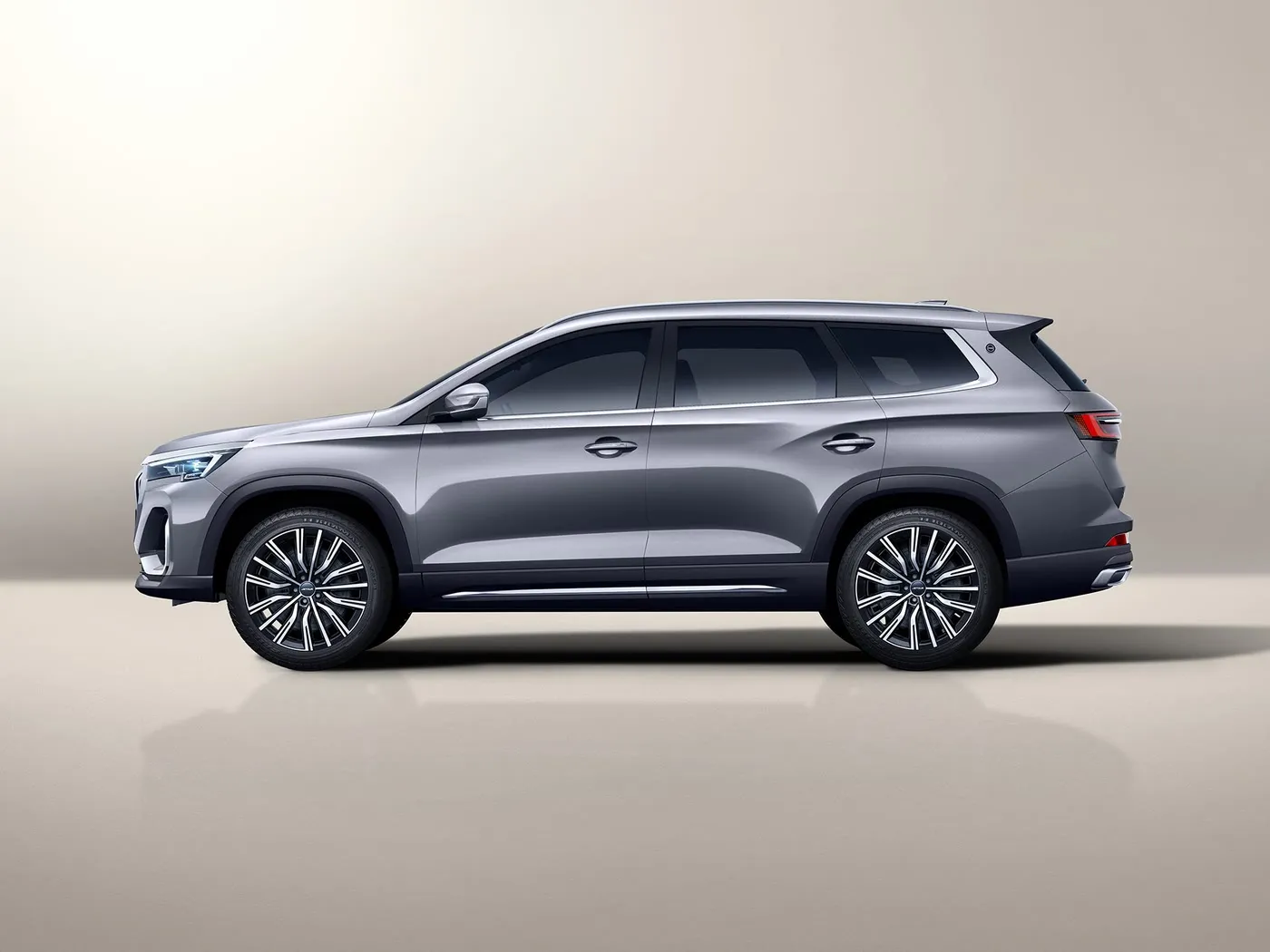Sabuwar Chery Jetour X90 PLUS SUV Atomatik Drive Euro VI Alloy Roof Rack Kujerun Fata
